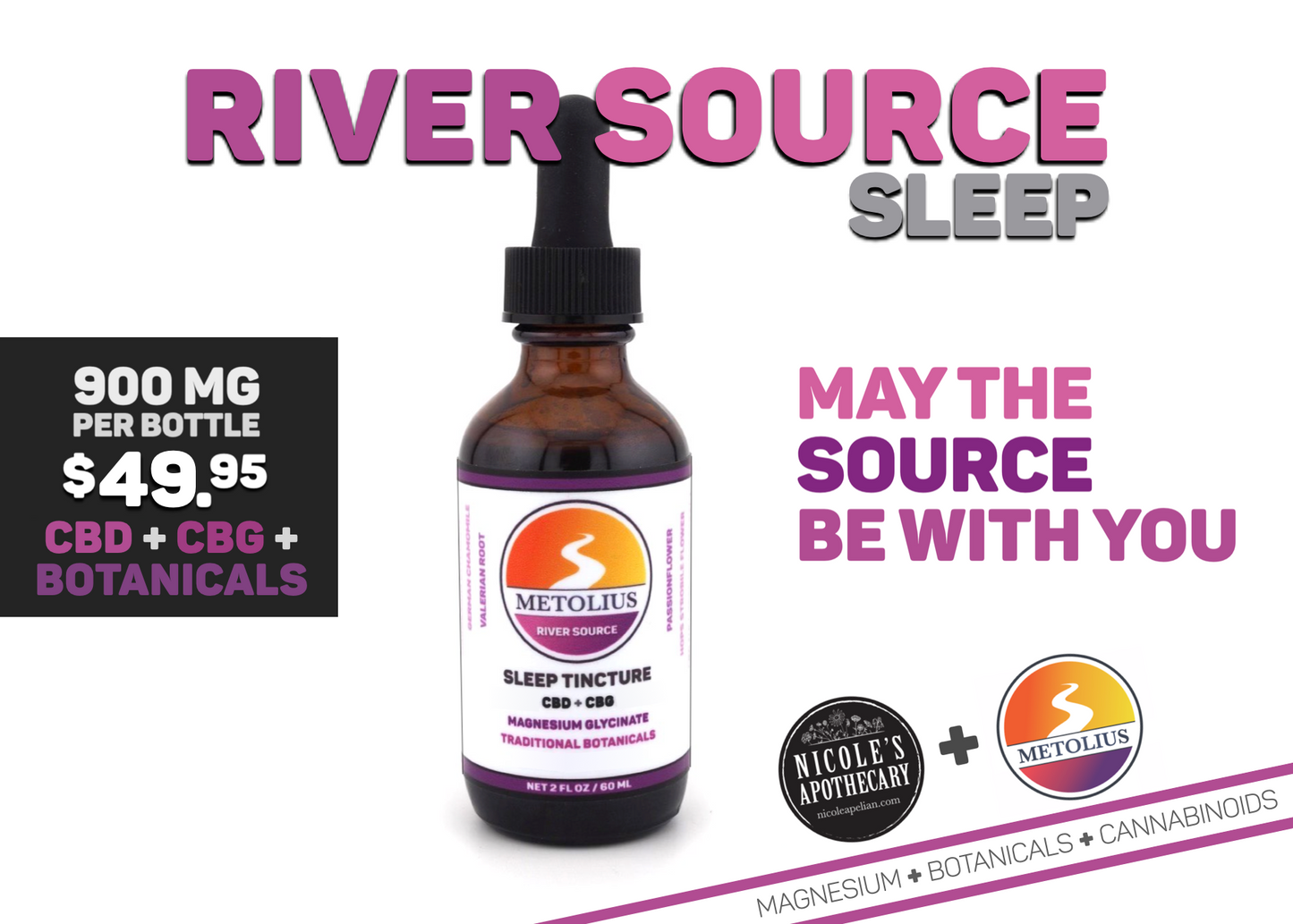 Introducing River Source Premium And Enhanced Tinctures Formulated By Dr. Nicole Apelian