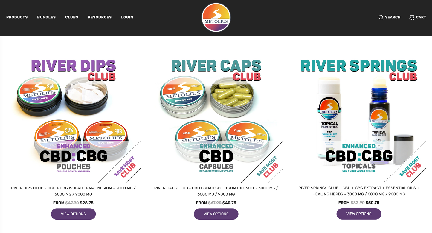 Metolius Wellness River Clubs Are The Subscription To Your Wellness
