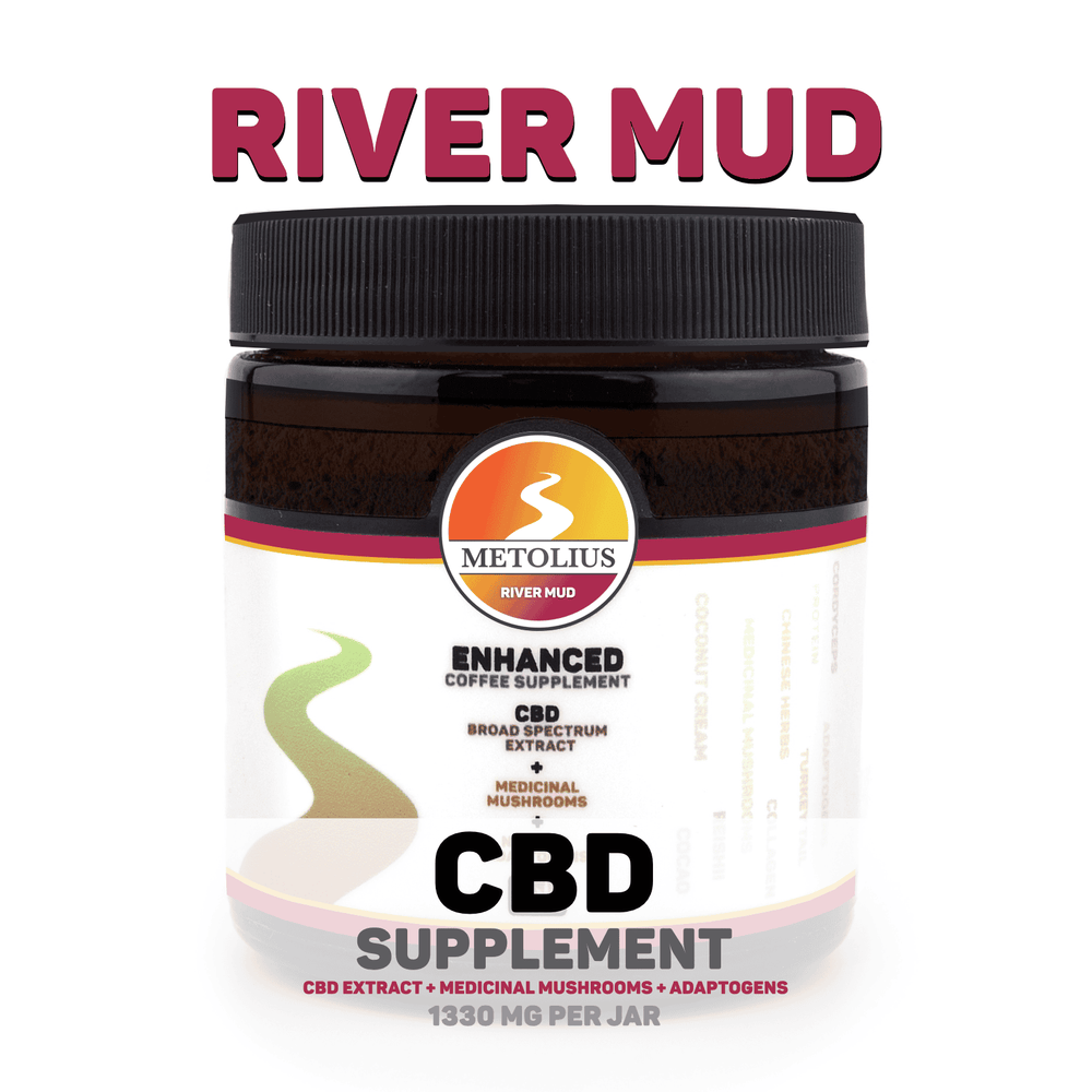 RIVER MUD - CBD EXTRACT + MEDICINAL MUSHROOMS + NATURAL ADAPTOGENS