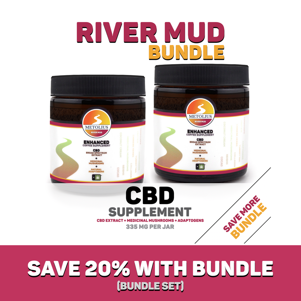 
                  
                    RIVER MUD - CBD EXTRACT + MEDICINAL MUSHROOMS + NATURAL ADAPTOGENS
                  
                