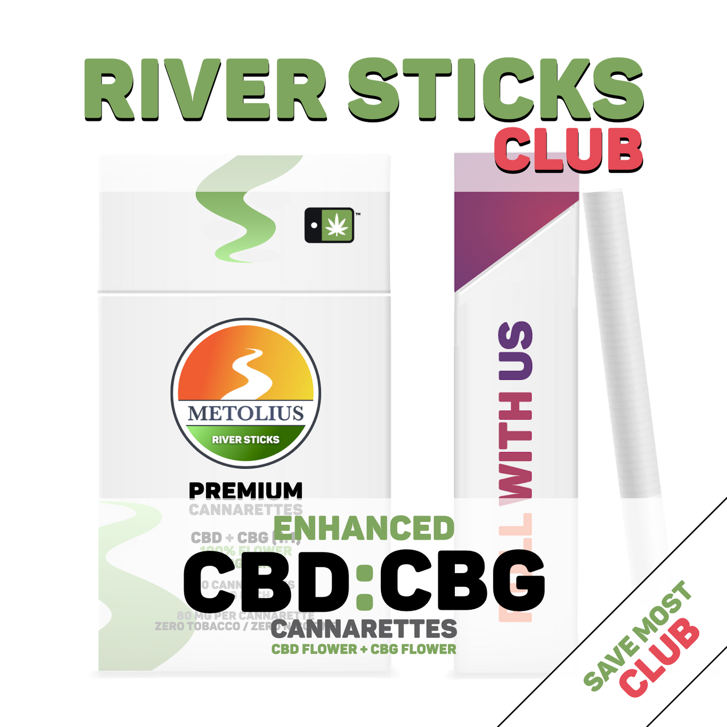 
                  
                    RIVER STICKS CLUB - CBD FLOWER + CBG FLOWER
                  
                