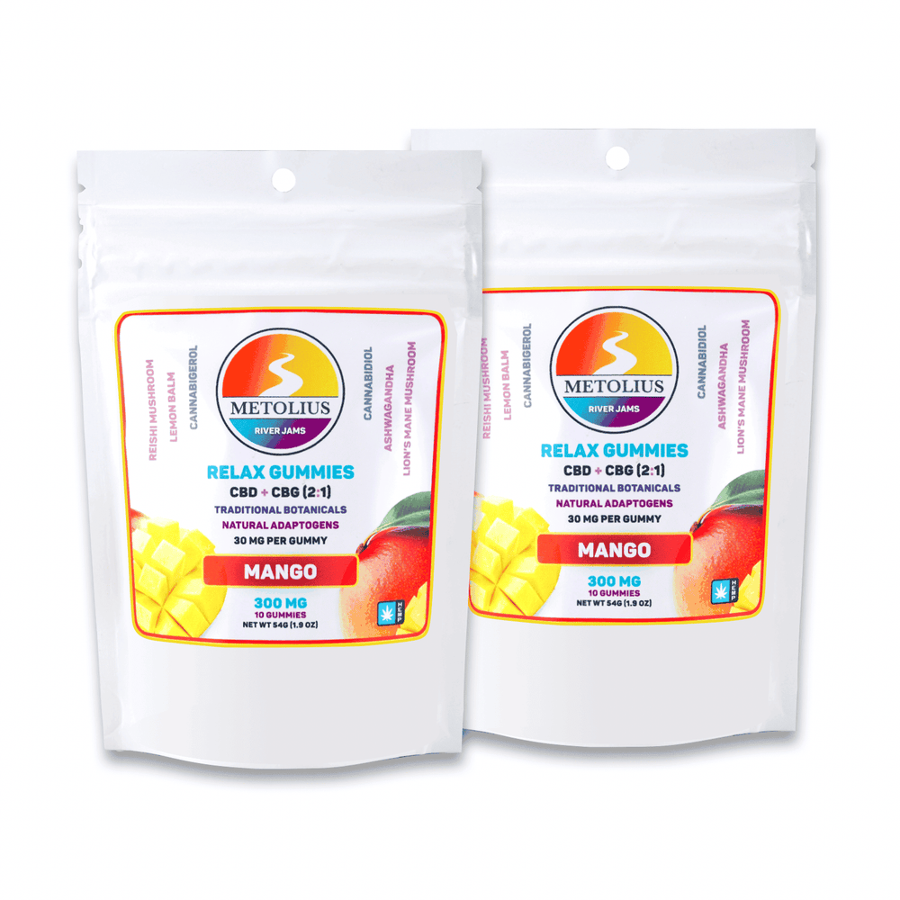 
                  
                    RIVER JAMS RELAX BUNDLE - CBD + CBG + TRADITIONAL BOTANICALS + FUNCTIONAL MUSHROOMS
                  
                