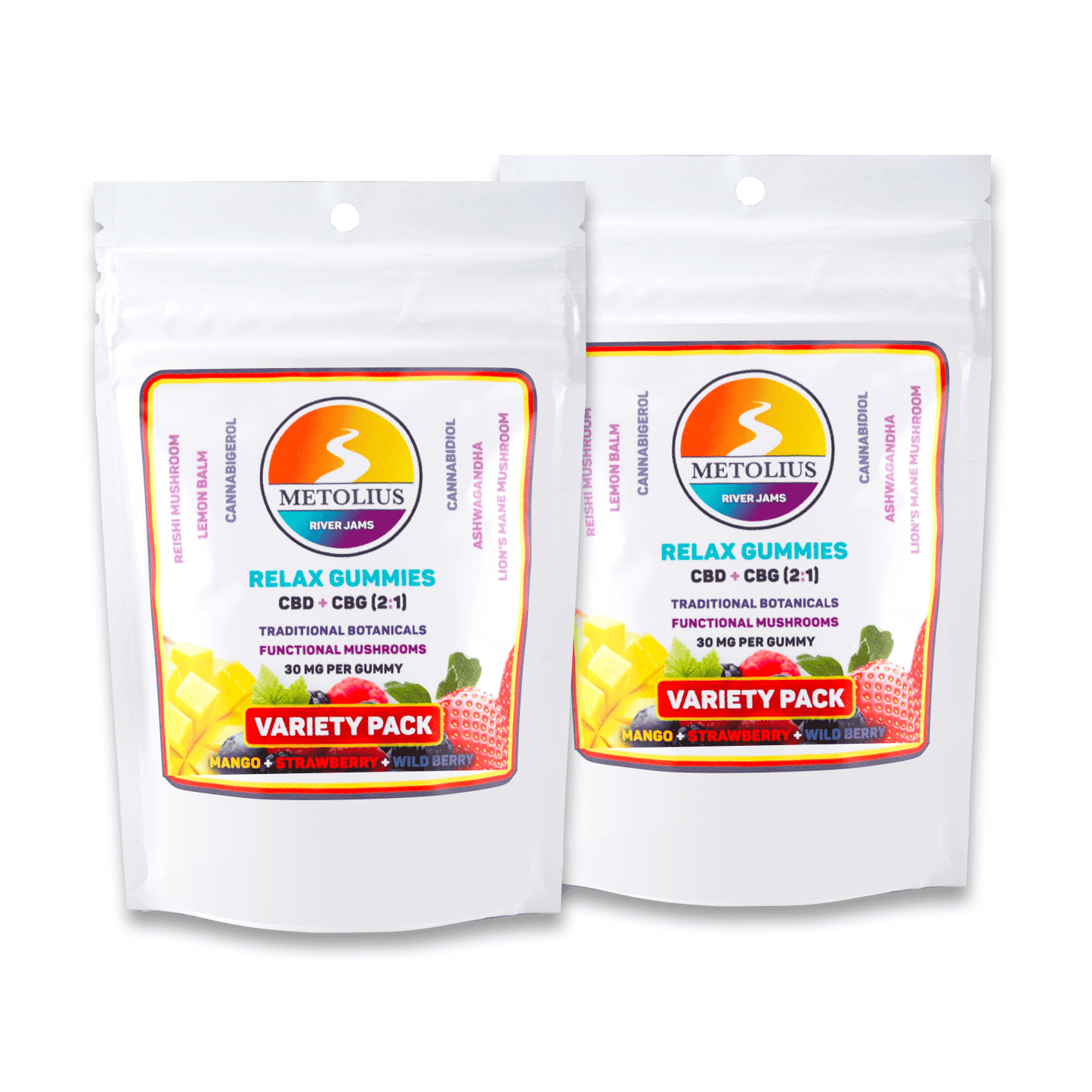 
                  
                    RIVER JAMS RELAX BUNDLE - CBD + CBG + TRADITIONAL BOTANICALS + FUNCTIONAL MUSHROOMS
                  
                