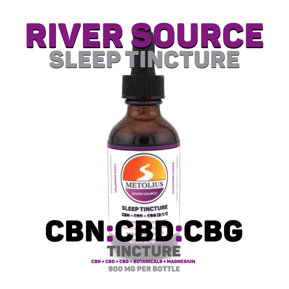 RIVER SOURCE SLEEP - CBN + CBD + CBG + TRADITIONAL BOTANICALS + MAGNESIUM GLYCINATE