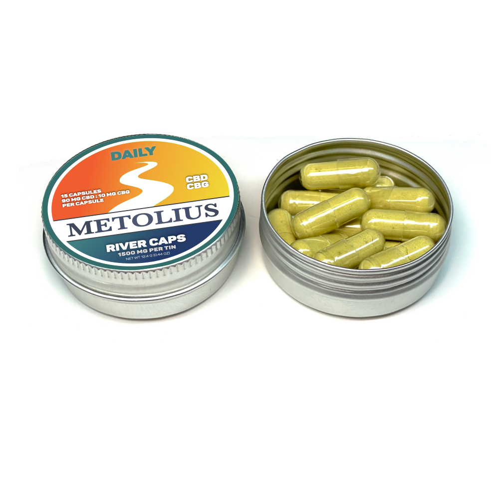 
                  
                    RIVER CAPS - CBD + CBG EXTRACT + ORGANIC SUPPLEMENTS
                  
                