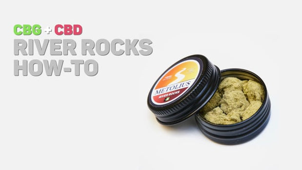 RIVER ROCKS - CBG FLOWER + CBD DISTILLATE + CBG KIEF