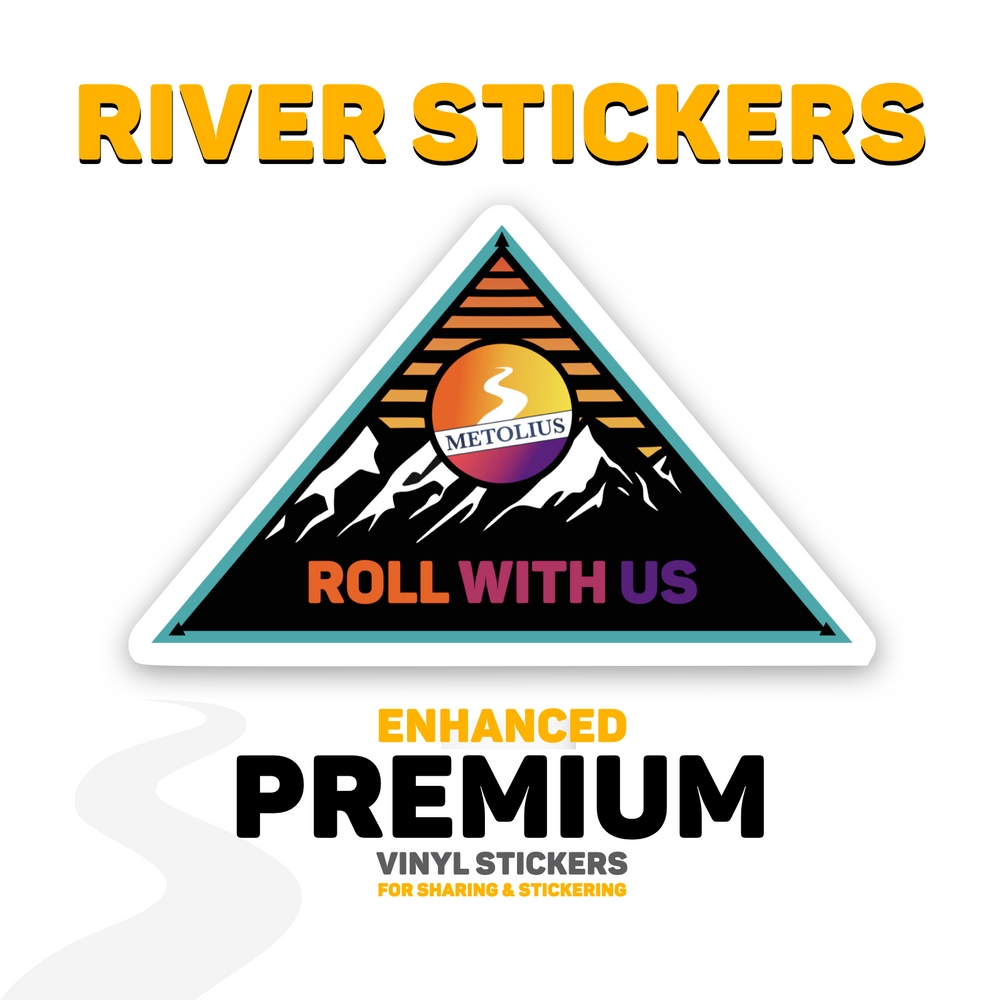 
                  
                    RIVER STICKERS - METOLIUS HEMP CUSTOM STICKERS
                  
                