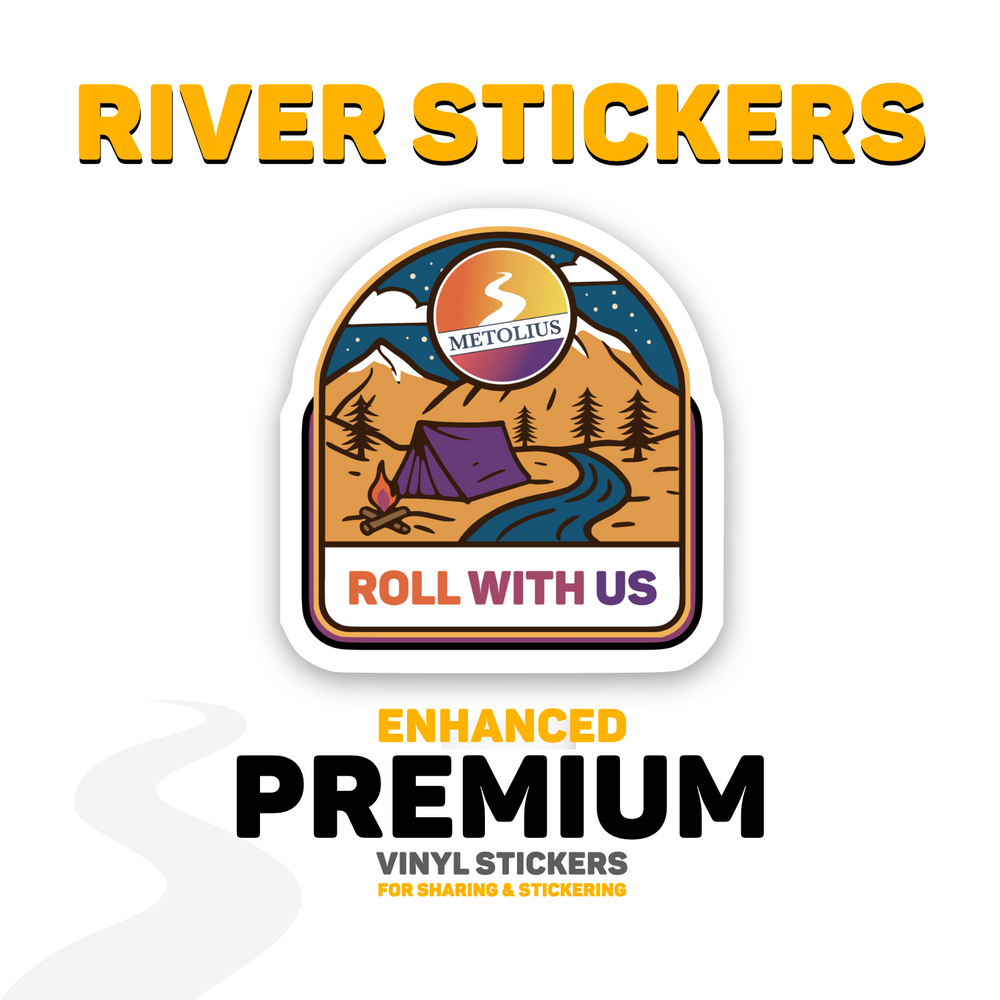 
                  
                    RIVER STICKERS - METOLIUS HEMP CUSTOM STICKERS
                  
                