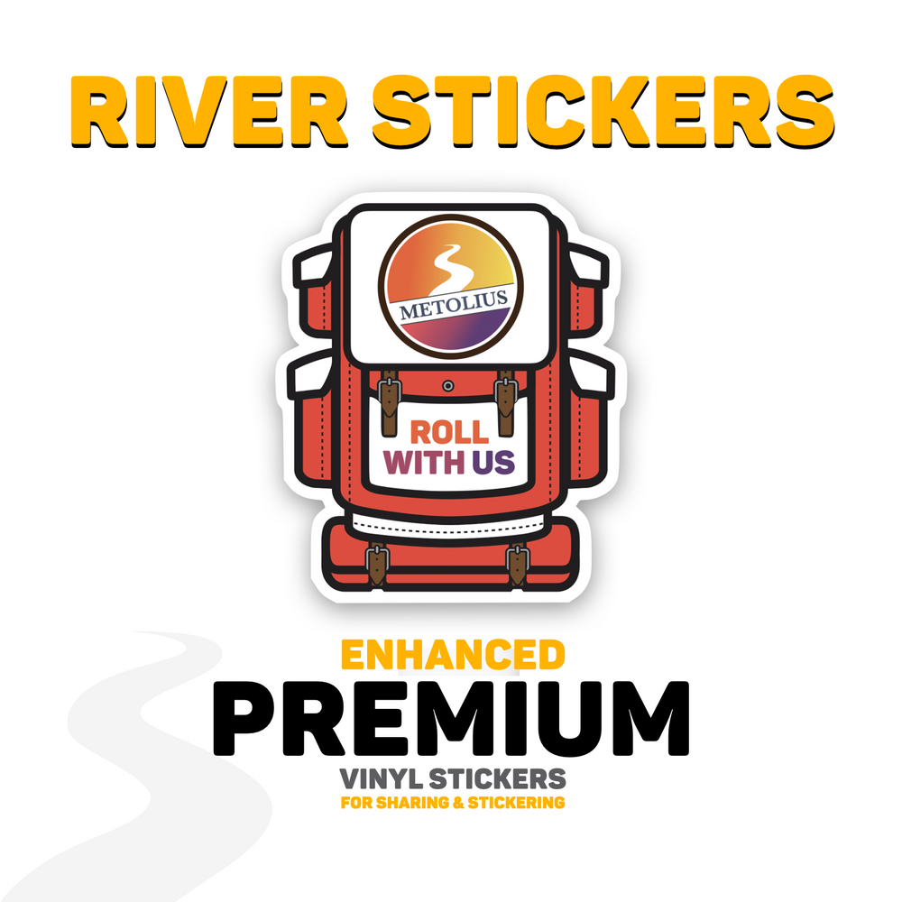 
                  
                    RIVER STICKERS - METOLIUS HEMP CUSTOM STICKERS
                  
                