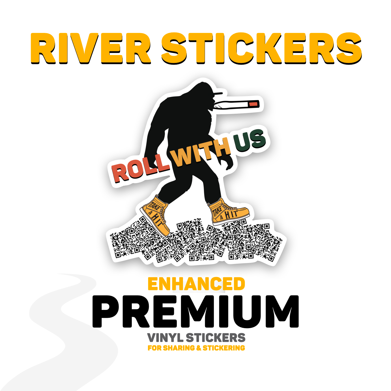 RIVER STICKERS - ROLL WITH US COLLECTION
