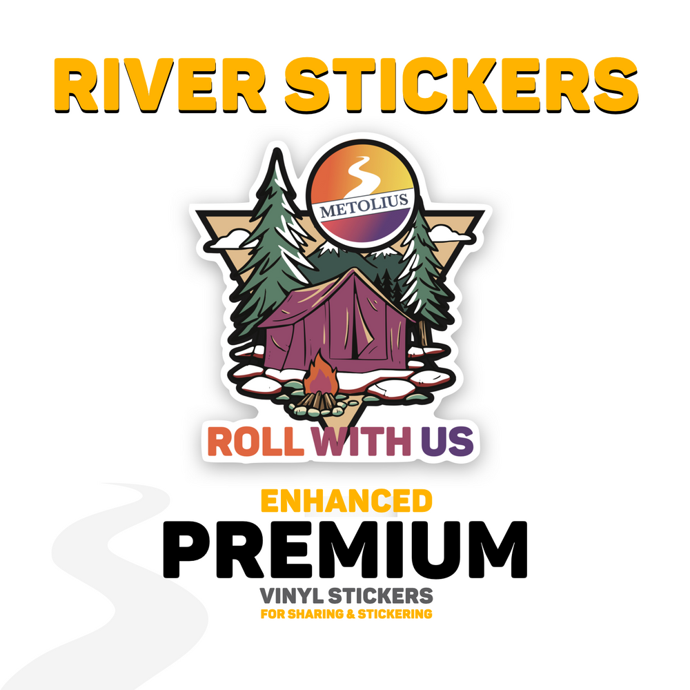 
                  
                    RIVER STICKERS - METOLIUS HEMP CUSTOM STICKERS
                  
                