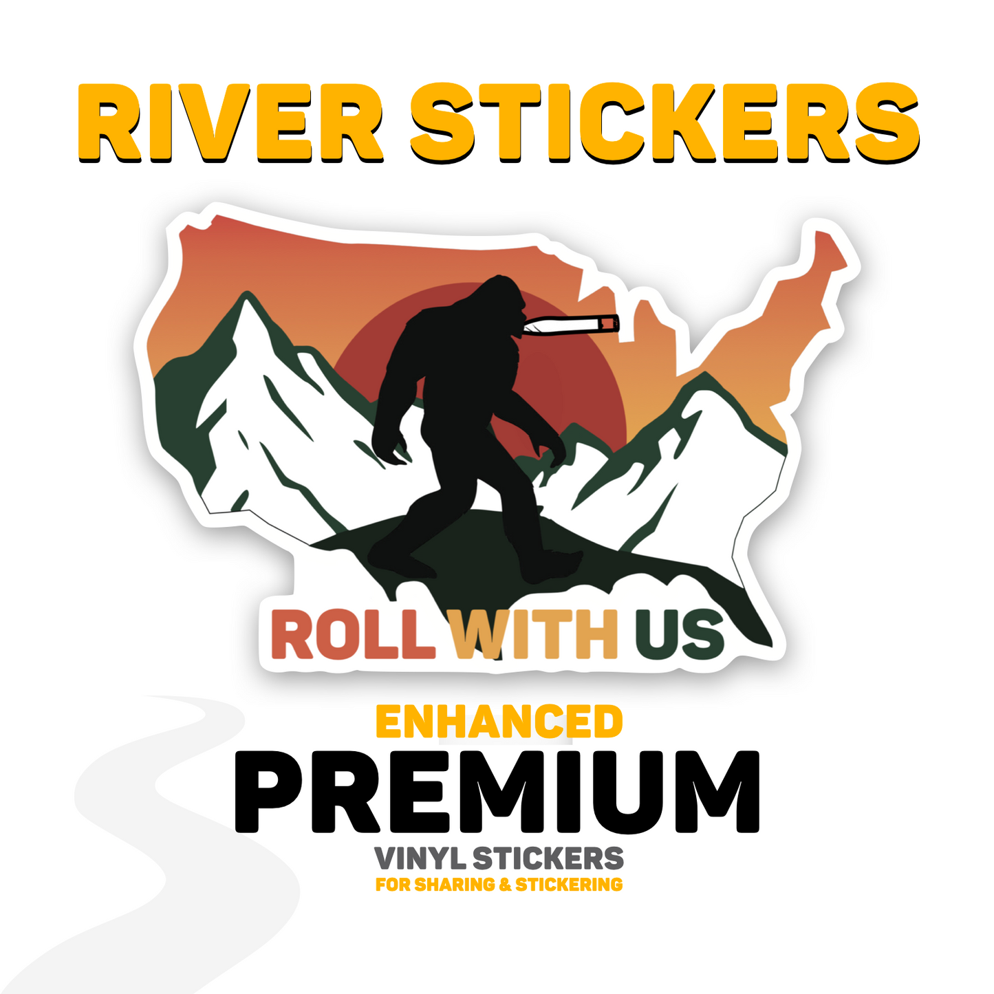 
                  
                    RIVER STICKERS - METOLIUS HEMP CUSTOM STICKERS
                  
                