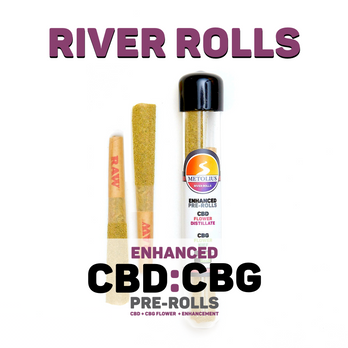 RIVER ROLLS - CBD FLOWER + CBG FLOWER