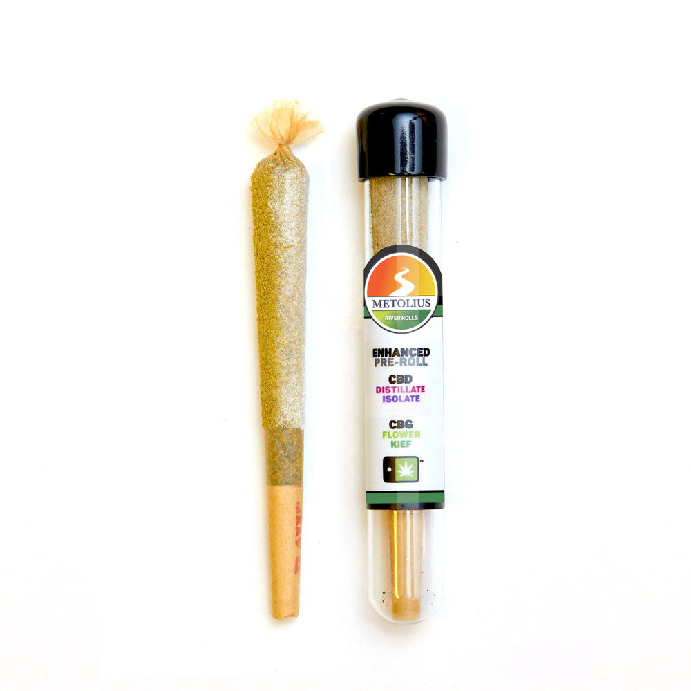 
                  
                    RIVER ROLLS - CBG FLOWER + CBD DISTILLATE + ISOLATE + CBG KIEF
                  
                